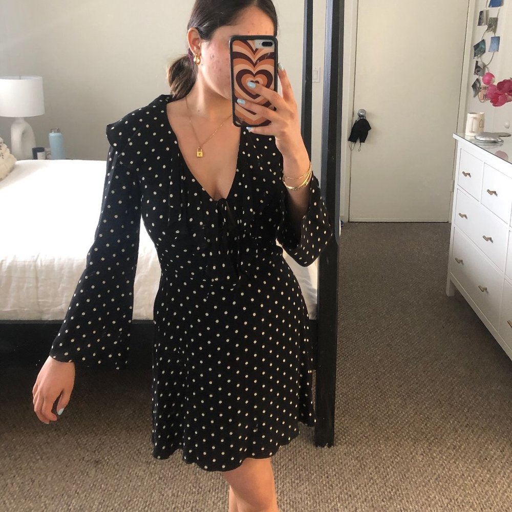 Top Shop Polka Dot Mini Dress